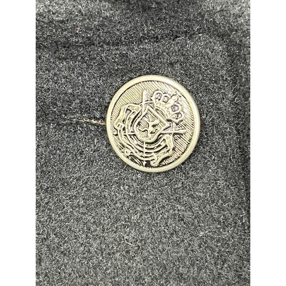 Vintage Woman’s Forecaster of Boston Wool Overcoat Double Breasted Black Size 12 - Picture 6 of 16